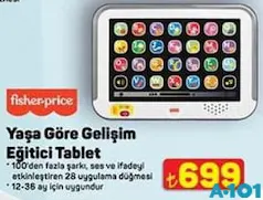 FİSHER PRİCE YAŞA GÖRE GELİŞİM EĞİTİCİ TABLET fiyat ve kampanya bilgisi